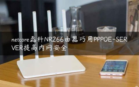 netcore磊科NR266由器巧用PPPOE-SERVER提高内网安全