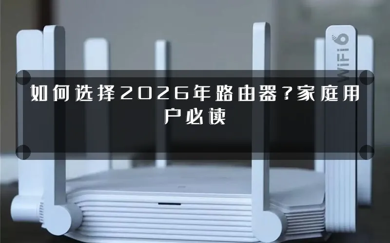 如何选择2026年路由器?家庭用户必读