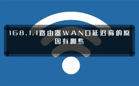 168.1.1路由器WAN口延迟高的原因有哪些