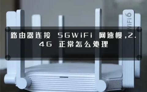 路由器连接 5GWiFi 网速慢，2.4G 正常怎么处理