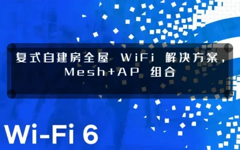复式自建房全屋 WiFi 解决方案，Mesh+AP 组合