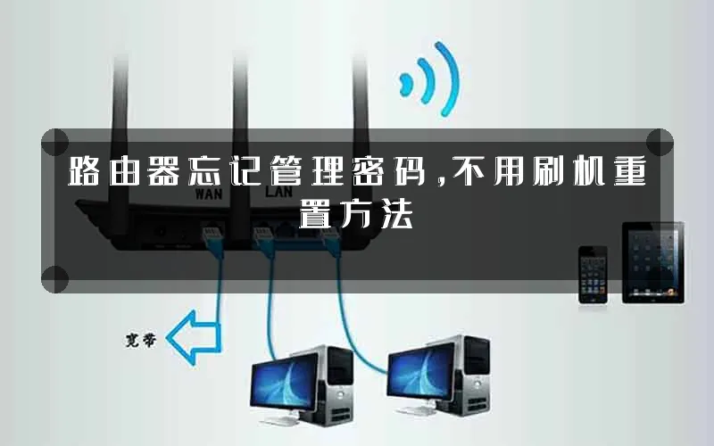 路由器忘记管理密码，不用刷机重置方法